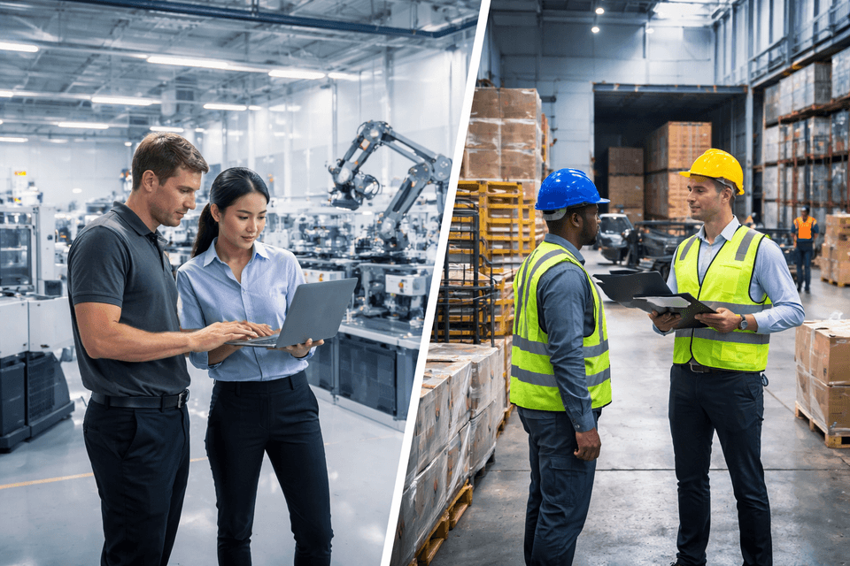 Industrial decision-making process between manufacturing in-house or outsourcing