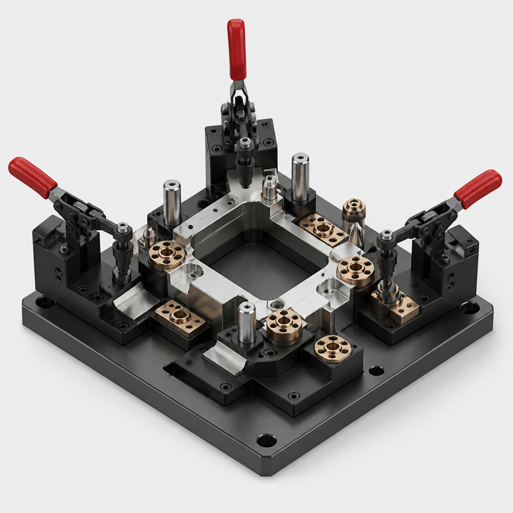 3D-Beispielkonzept: Montagevorrichtung